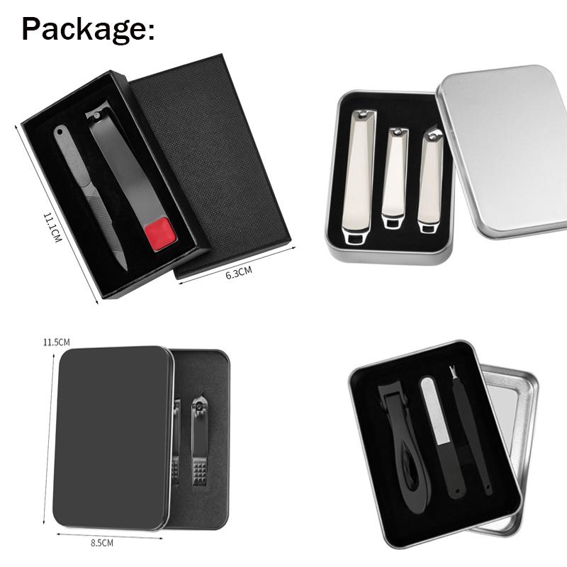 Luxury Nail Cutter Nail Clipper Kits Two Times Sharpening 3PCS Sets Luxury Nail Cutter Nail Clipper Kits Two Times Sharpening 3PCS Sets