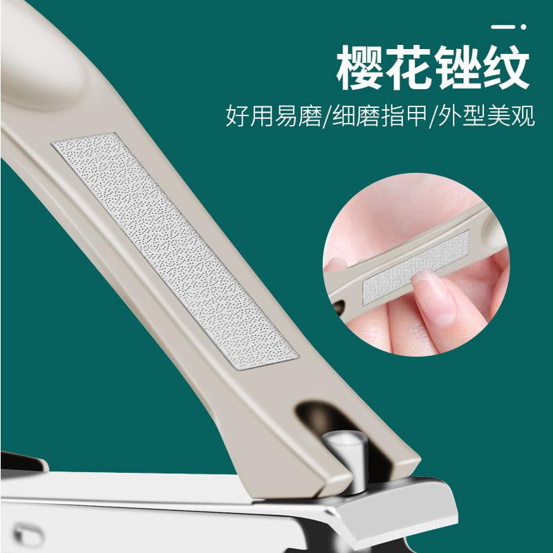 Stainless Steel Anti Splash Rubberized Cover Toe Nail Clipper Finger Nail Clipper Nail Cutter Clipper