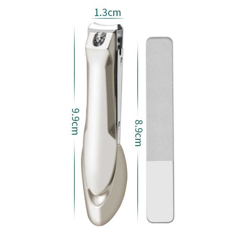 Stainless Steel Anti Splash Rubberized Cover Toe Nail Clipper Finger Nail Clipper Nail Cutter Clipper