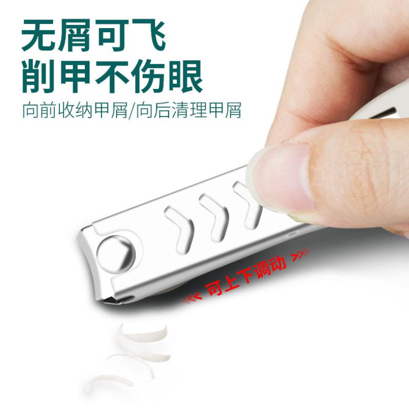 Stainless Steel Anti Splash Rubberized Cover Toe Nail Clipper Finger Nail Clipper Nail Cutter Clipper