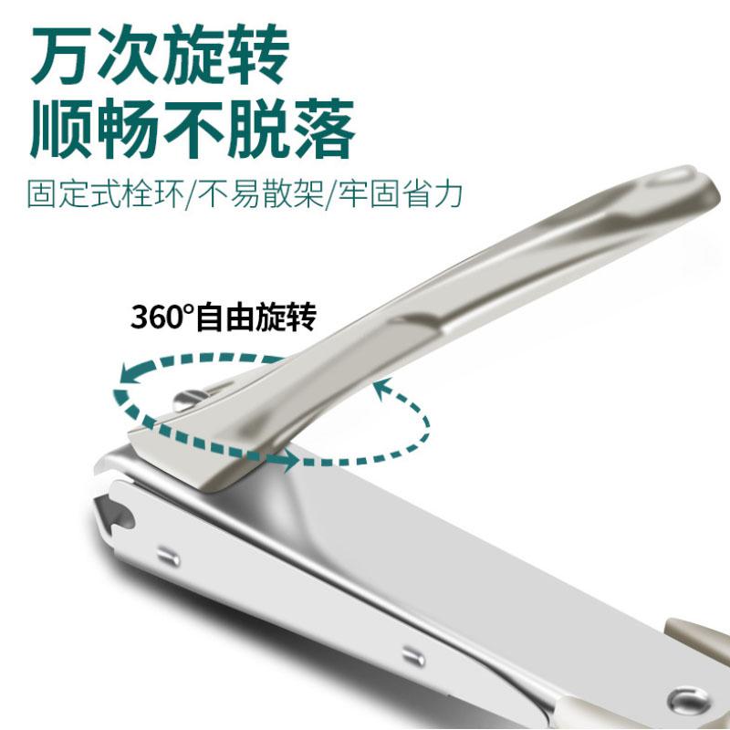 Stainless Steel Anti Splash Rubberized Cover Toe Nail Clipper Finger Nail Clipper Nail Cutter Clipper