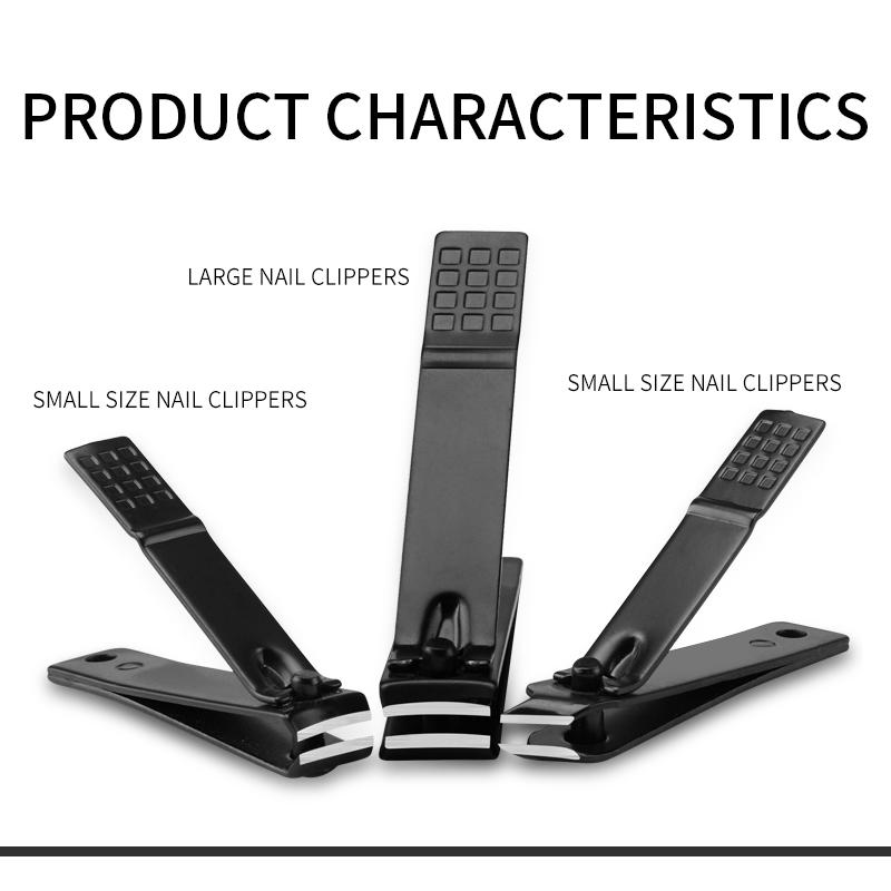 Portable nail clippers set professional manicure pedicure durable sharp nail clipper