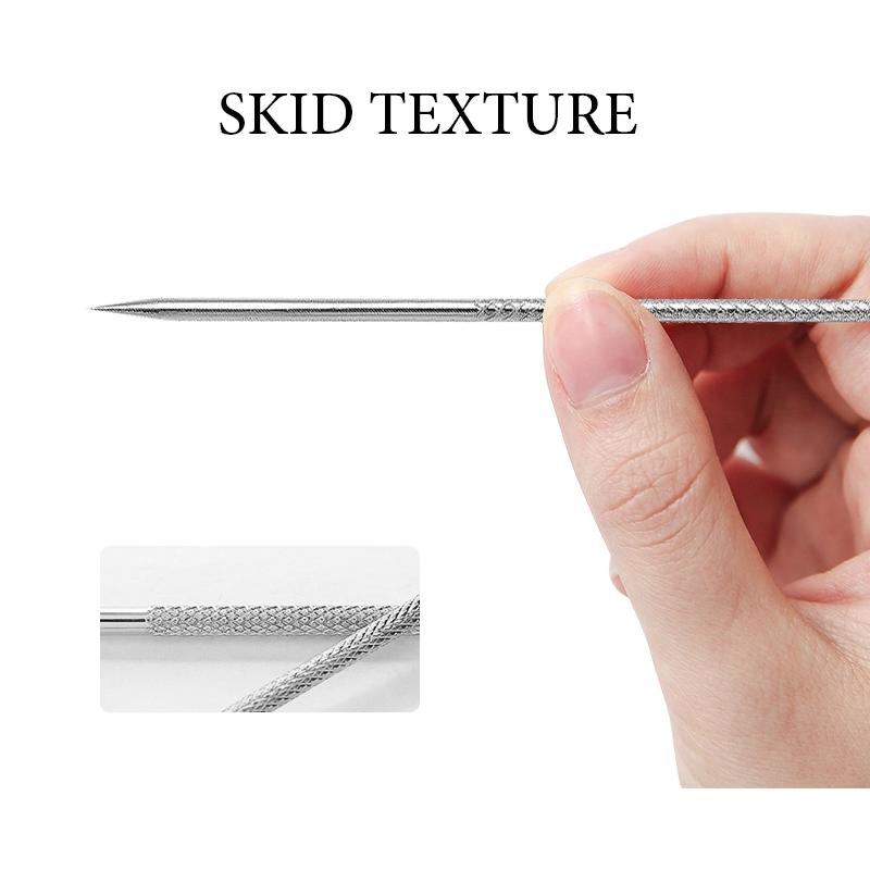 Wholesale 7 piece blackhead remover acne needle set tool kit